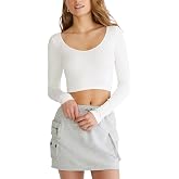 AEROPOSTALE Women's Seamless Wear 3-Way V-Neck Tiny Top