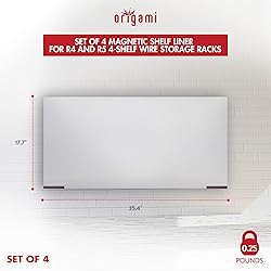 Origami Magnetic Shelf Liners For Wire Shelves