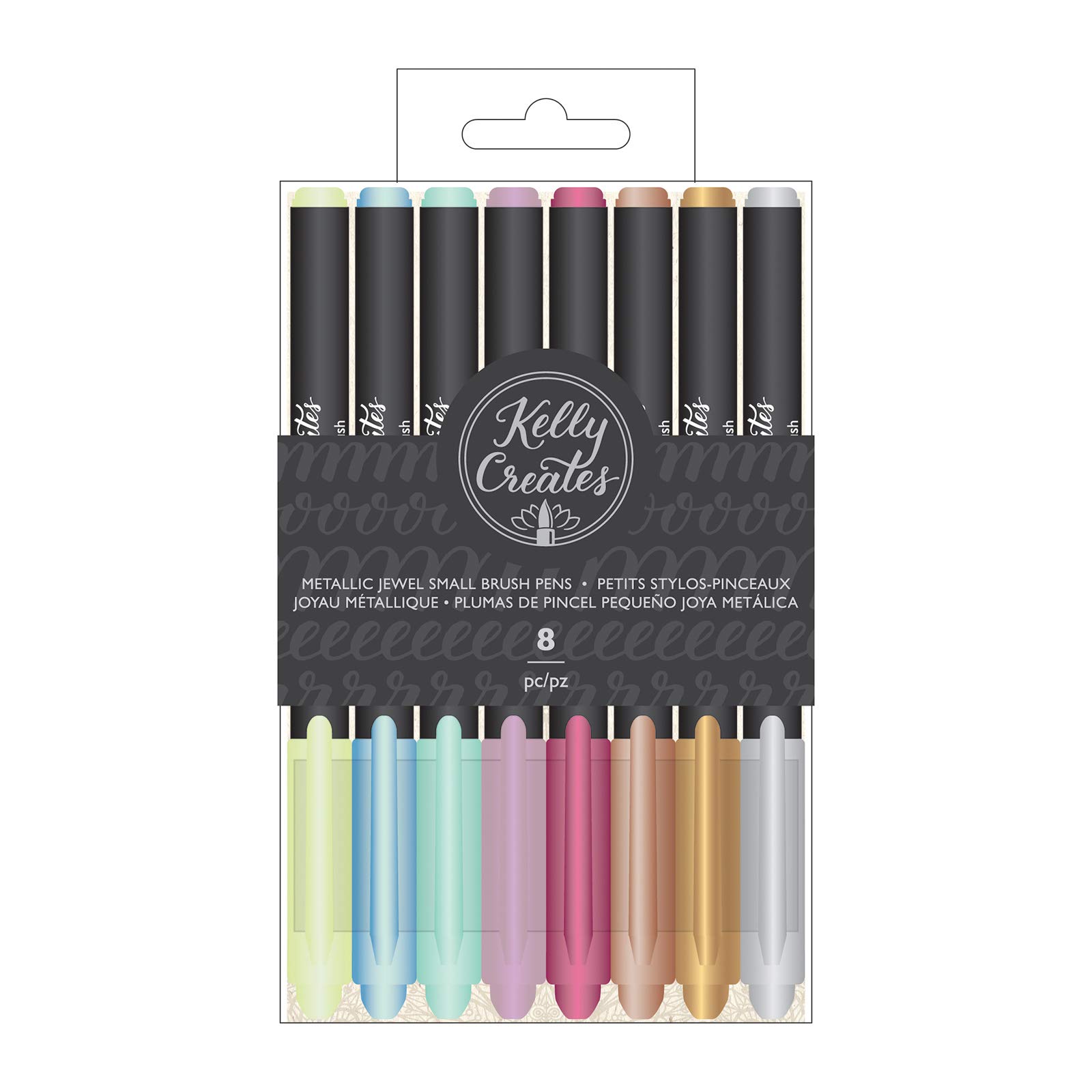 American Crafts Kelly Creates- Metallic Jewel Small Brush Pen