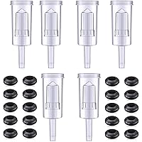 Airlock Set for Fermentation, 20 Pieces Silicone Grommets and 6 Pieces Airlocks Kit for Preserving, Brewing, Making Wine…