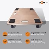 Move It Large Dolly Trolley on Wheels 180kg Load Capacity 590x490mm view 2