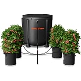 Spider Farmer Drip Irrigation Kit with Bucket Indoor Plant Watering System | 25W 13L/min Water Pump, 13 Gal Bucket, 8pcs 360&deg; Adjustable Drip Emitter, Suitable for Grow Tent Greenhouse Plants Indoor