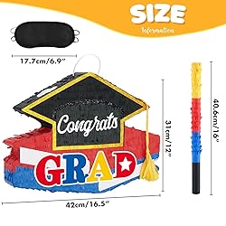 WERNNSAI Graduation Piñata - Graduation Party Game