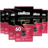 Lavazza Espresso Maestro Classico Aluminum Capsules Compatible with Nespresso* Original Machines, Medium Espresso Roast, 100% Arabica (60 Capsules)