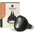 Aspect Vita™ LED Grow Light Bulb Full Spectrum for Indoor Plants 12"-48" Below Light - DIMMABLE - 20 Watt-3000K SOLTECH Solutions - Black and White Available (Black)