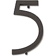 Atlas Homewares AVN5-O Modern Avalon House Number, Five, Aged Bronze