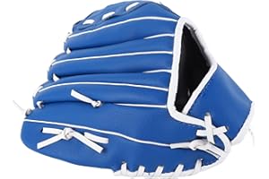 aqxreight Softball Glove 12.5 Inches Blue Sport Baseball Glove Ideal for Outdoor Training Sessions