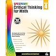 Spectrum Grade 4 Critical Thinking for Math Workbook, Multiplication, Division, Fractions, Decimals, Geometry, and More Mathematics, Classroom or Homeschool Curriculum