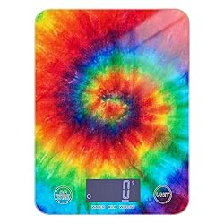 Spiral Tie Dye Food Scale Waterproof Digital