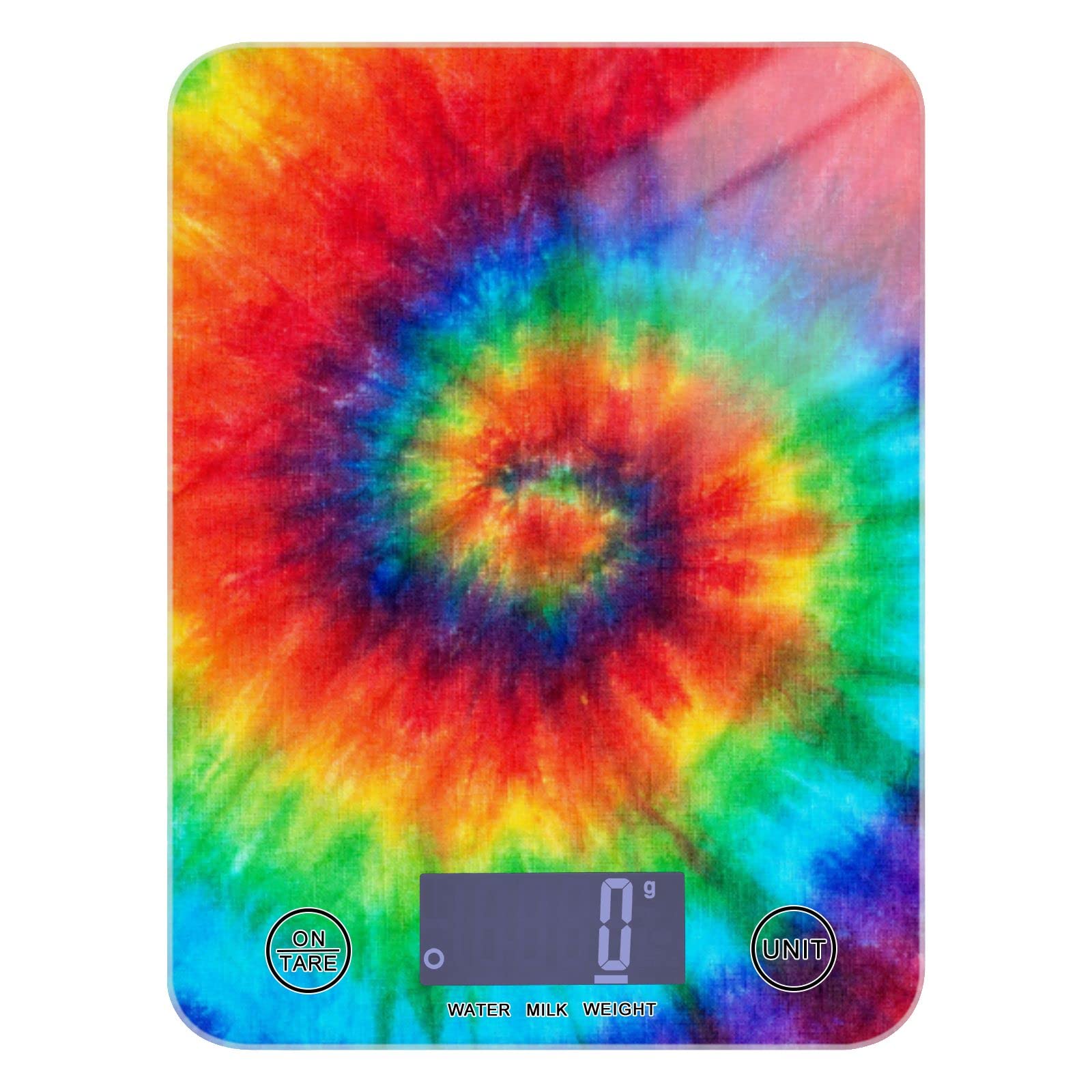 Spiral Tie Dye Food Scale Waterproof Digital
