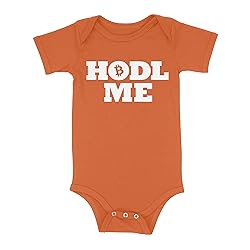 Luxxology HODL Me Baby Infant Bodysuit, Orange 24M