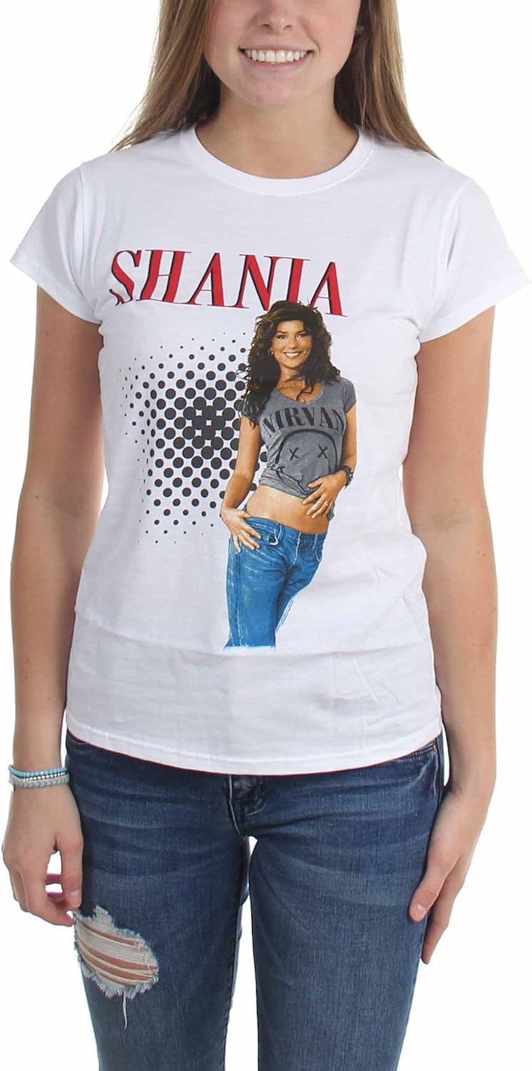 Stetson Shania Twain Womens Shaniagraphic TShirt, XLarge, White