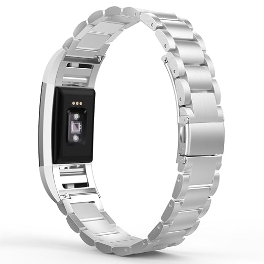 title=MoKo Fitbit Charge 2 Cinturino, Braccialetto di Acciaio Inossidabile +