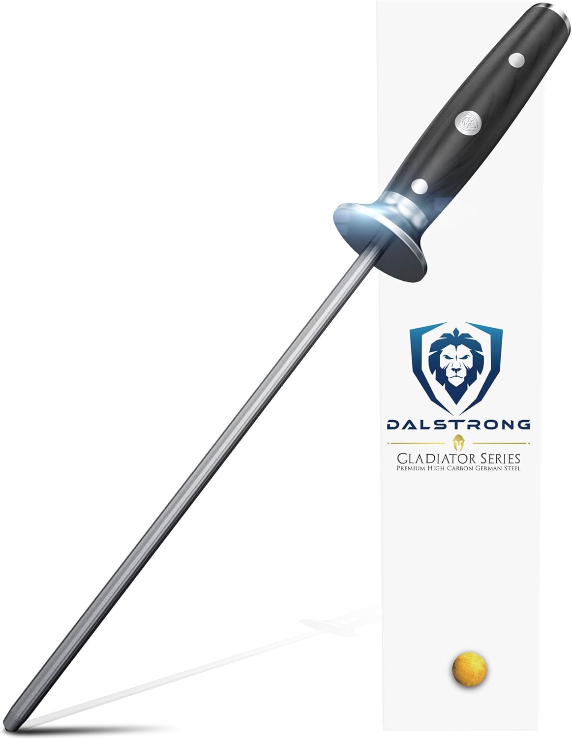 Dalstrong Honing Steel 10" Rod Gladiator Series Full Tang