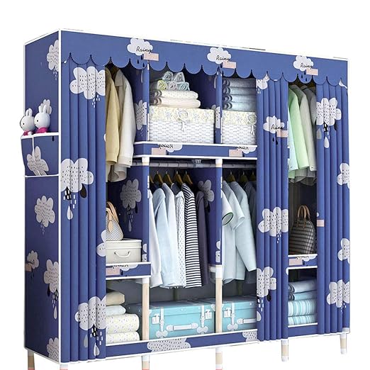 Amazon Com Simple Wardrobe 16545170cm Solid Wood Assembled