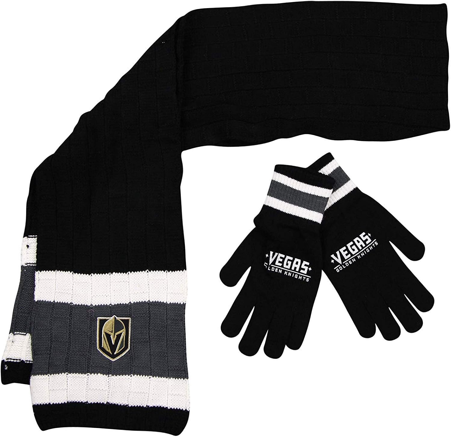 Littlearth Scarf & Gloves Gift Set NHL Chicago Blackhawks Scarf & Gloves Gift Set