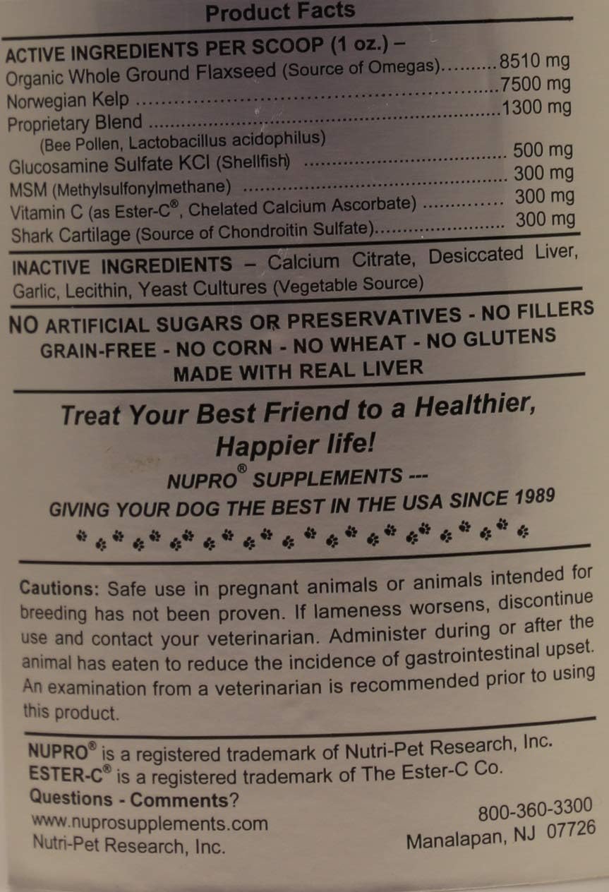 nupro joint and immunity support 20lb