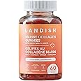 Landish Marine Collagen Gummies – Wild Canadian Marine Collagen, Vitamin C, Magnesium, Zinc & Biotin – Skin, Hair, Nails & Jo