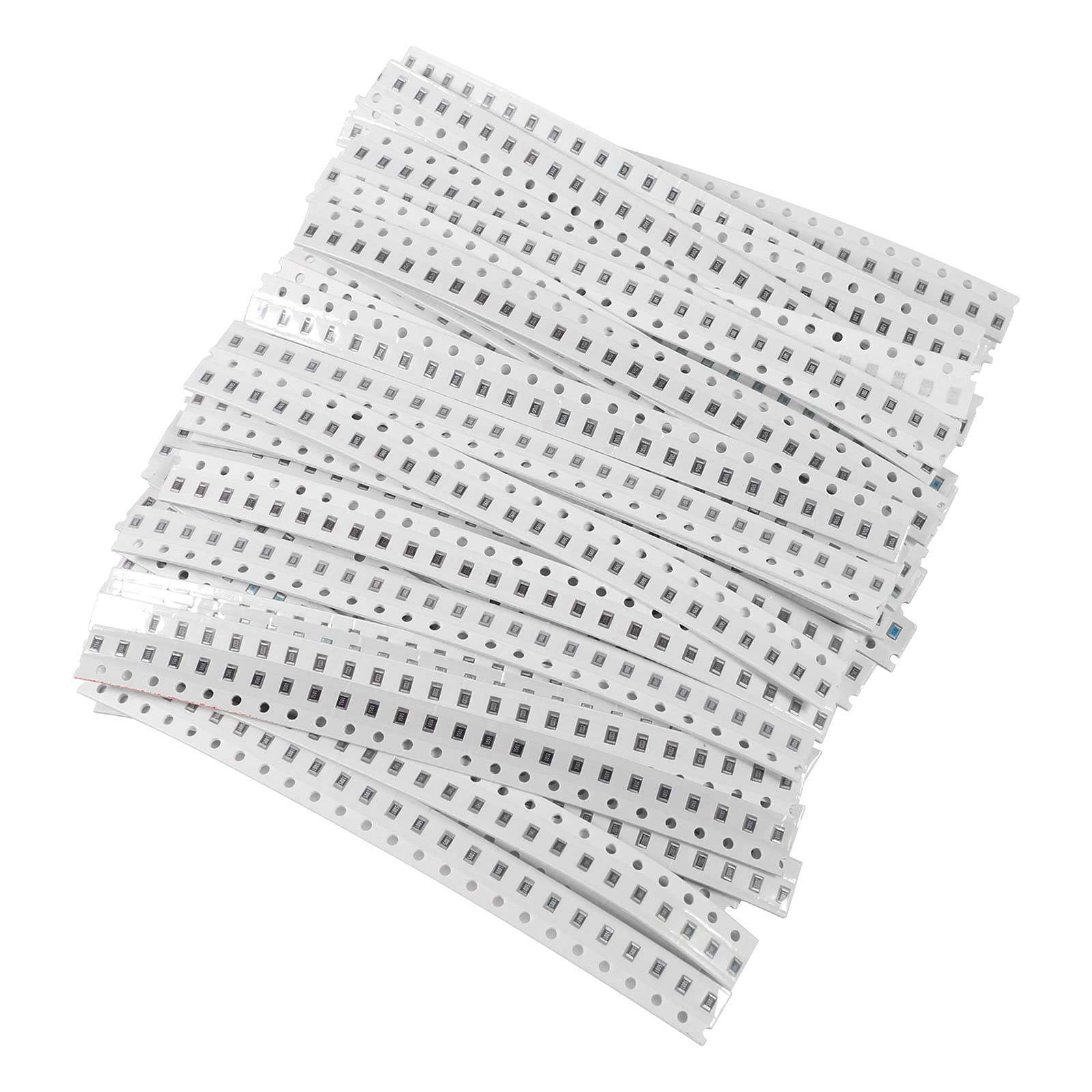ALAMSCN 1500PCS 0805 SMD Resistor Kit 0 Ohm-10M Ohm 1/8W 1% Tolerance Chip Resistors, 60 Values Each 25PCS