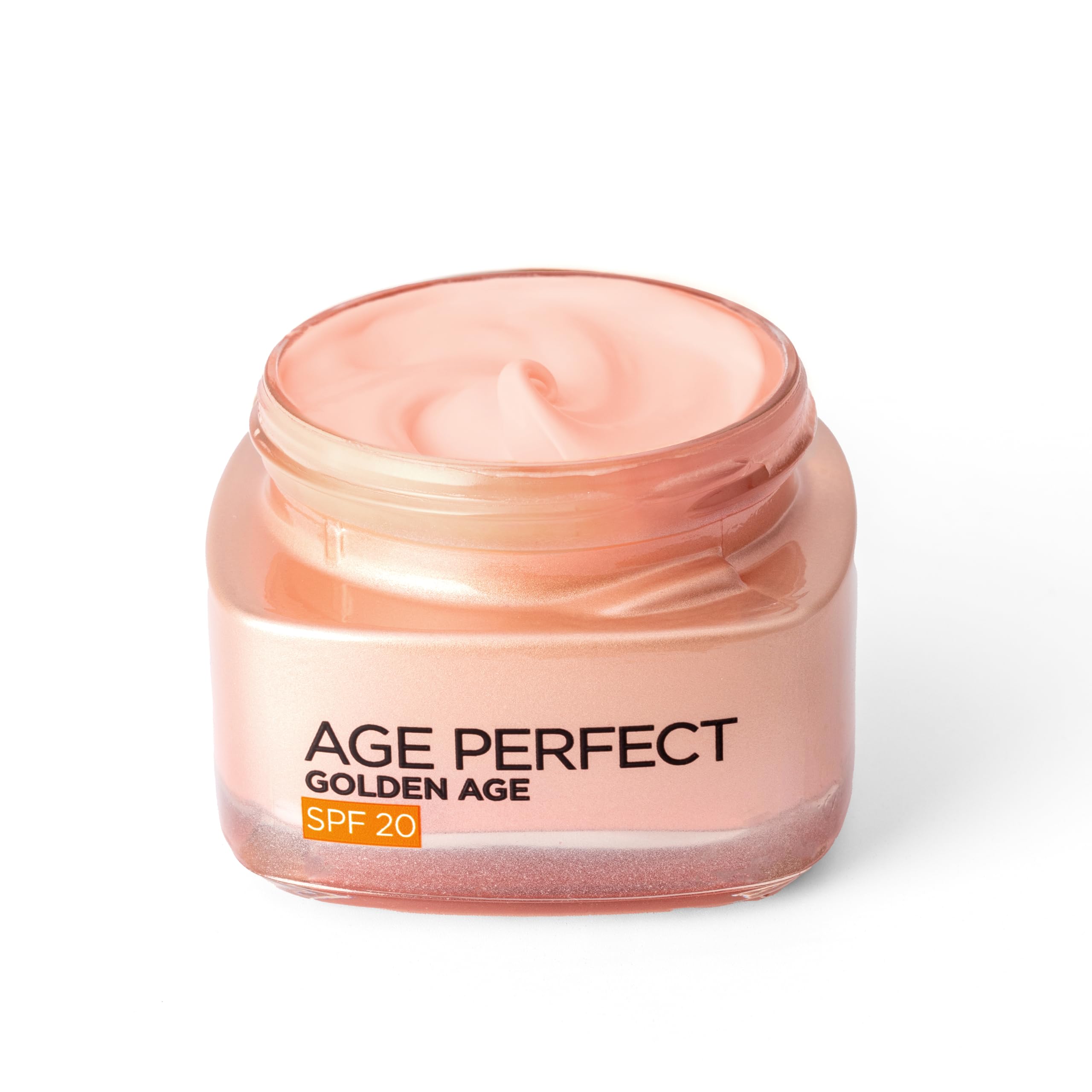 L’Oréal Paris Age Perfect Golden Age Glowy Fortifying Rosy SPF 20 Day Cream 60+, Moisturise and Reactivates Radiance with UV Protection, Peony Native Cells, Calcium and Vitamin B3, 50ml — image 1