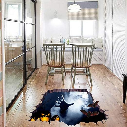 YWLINK Vinilo Decorativo Personalidad De Halloween Etiqueta De ...