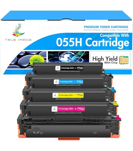 Amazon.com: 055 055H Toner Cartridge Set Compatible for Canon