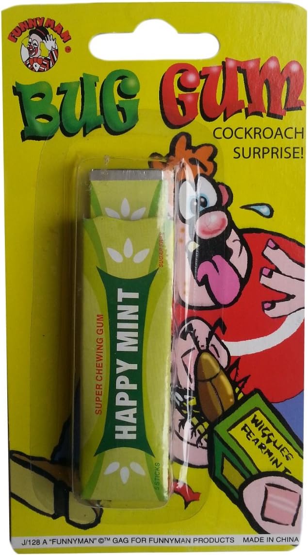 Stinkyface Snappy Bug Gum - Funny Childrens Trick sweets Evil Jokes Party Bag Fillers