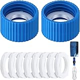 Enhon 2 Pcs Water Filter Coupling Kit, Compatible