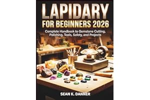 LAPIDARY FOR BEGINNERS 2026: Complete Handbook to Gemstone Cutting, Polishing, Tools, Safety, and Projects