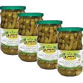 Zarrin - Pickled Midget Cucumber Cornichons, (4 Pack) 23.3 oz x 4