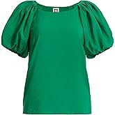 Anne Klein Women's Bubble Sleeve Top