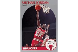 Michael Jordan 1990-91 Hoops Basketball Card #65