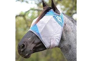 Cashel Crusader Fly Mask, Standard (Blue, Horse)