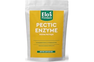 Pectic Enzyme Dry Powder (8oz)| Packed in Canada| Juice Extraction Agent; Increase Juice Yields; Prevent Pectin Haze| Used fo