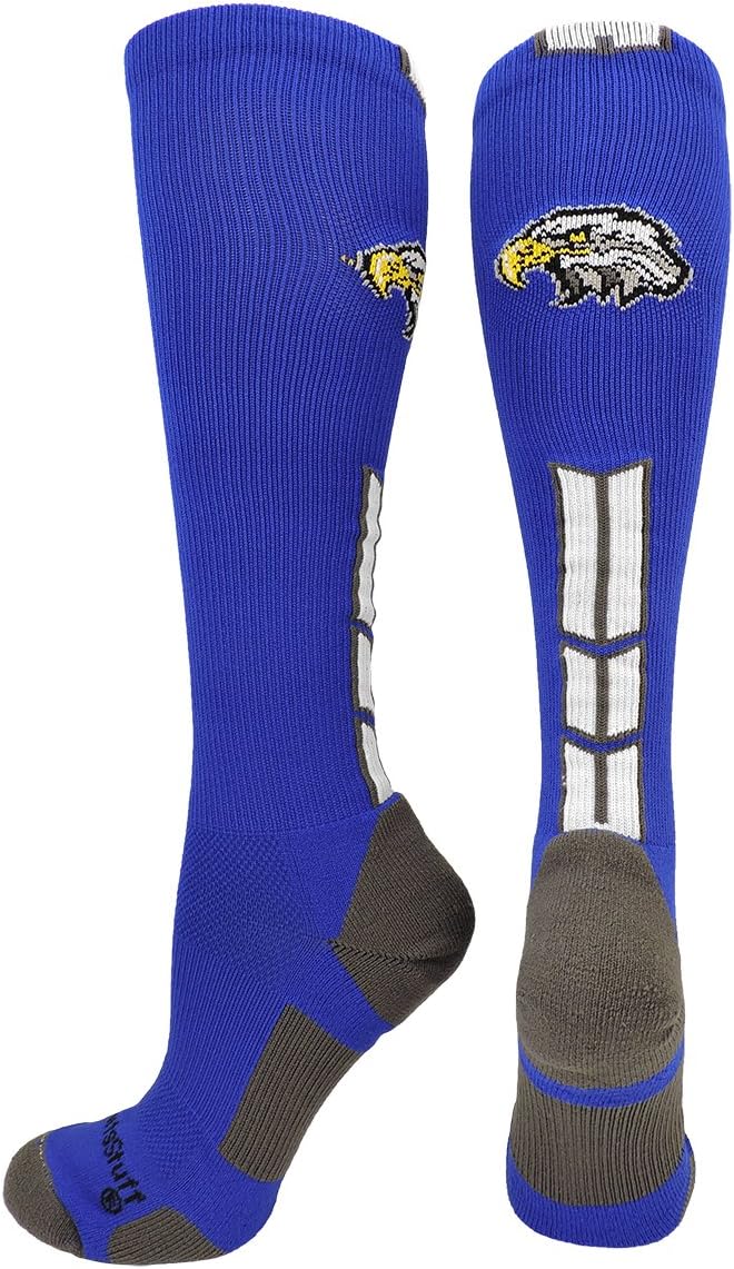 MadSportsStuff Eagles Logo Over The Calf Socks (Multiple Colors) : Clothing