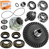 Rear Differential Gear Ring &amp; Pinion &amp; Joint w/Bearing Seal Kit For Honda Rincon 650 680 TRX650 TRX680 FA/FGA 2003-2023