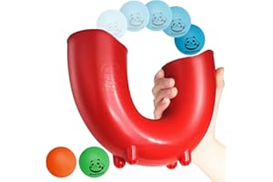 KRIBIN Skill Game with 3 Balls - Juggling Ball Toy Gifts for Kids and Adults - Indoor and Outdoor Games Toy for Age 8-13 13-15 Teen Boys Girls - Red