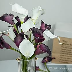 ZGPEPEXIA 15 Pcs Real Touch Calla Lily Artificial