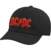 Official AC/DC Band Dark Red Logo Vintage Fan Gift Adjustable Baseball Hat