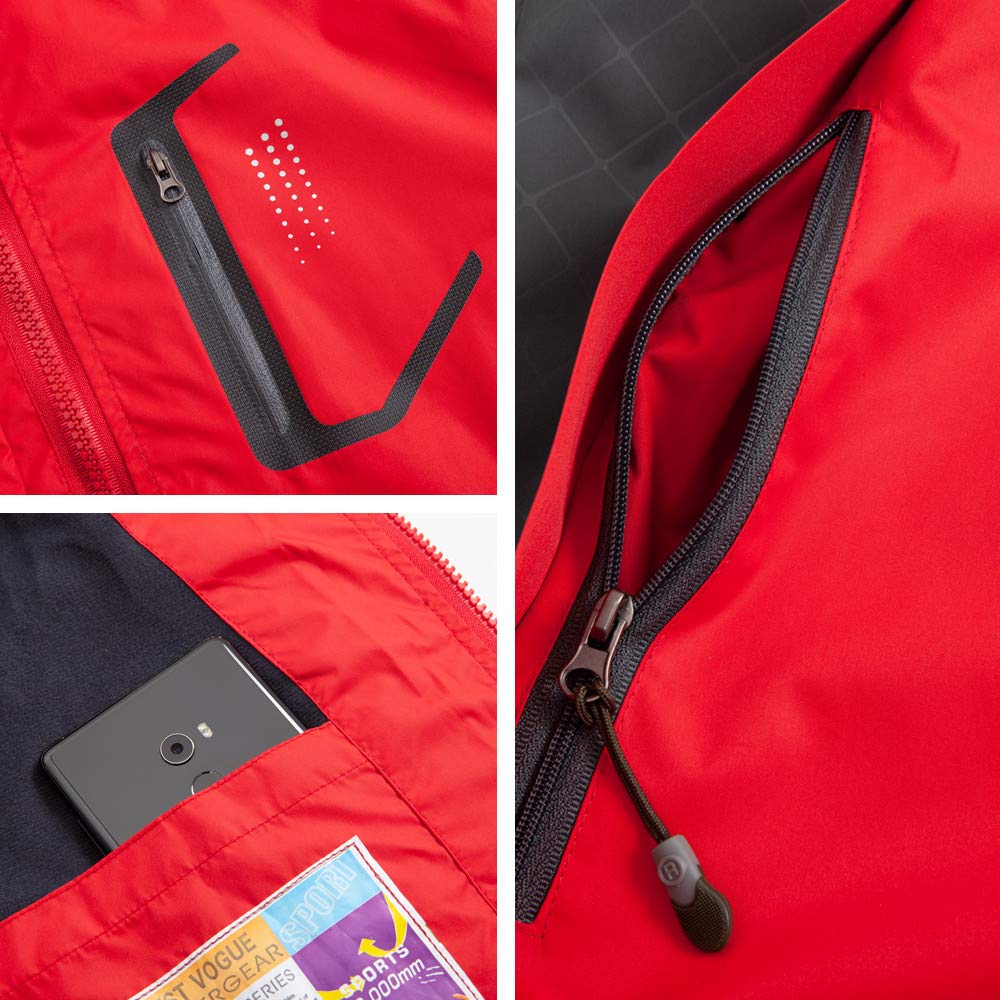 Diamond Candy Hooded Waterproof Jacket raincoat Softshell Women Sportswear RXL