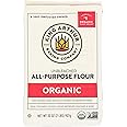 King Arthur Organic All Purpose Flour, Premium Baking Flour for Bread, Pizza Dough, and Pastries, Unbleached and Non-GMO, Versatile for All Your Baking Needs, 32 oz (2 lbs)