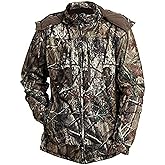 Krumba Mens Camo Hunting Jacket: Winter Insulated Warmer Tactical Windproof Softshell Camping Coat