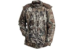 Krumba Mens Camo Hunting Jacket: Winter Insulated Warmer Waterproof Outdoor Coat