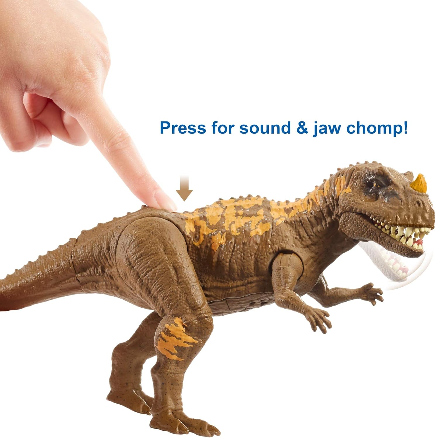 jurassic world roarivores ceratosaurus figure