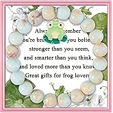Frog Lover Gift Frog Spirit Animal Gift Frog Bracelet Frog Charm Jewelry Inspiration Gift for Friend…