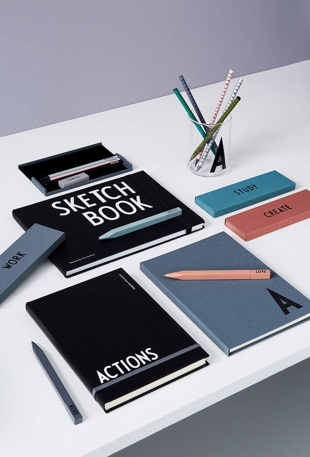 Green Blue Hard Shell Study Pencil Case for Pen Pencil, Eraser, Ruler Ideal Stationary Storage Gift for Work and School - Image 3