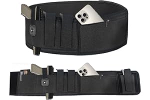 BESWON Belly Band Holster for Concealed Carry, Gun Holster for Men Women Concealed Carry Airsoft Holster Fits Glock 19 17 42 43, Smith and Wesson, Taurus, Ruger