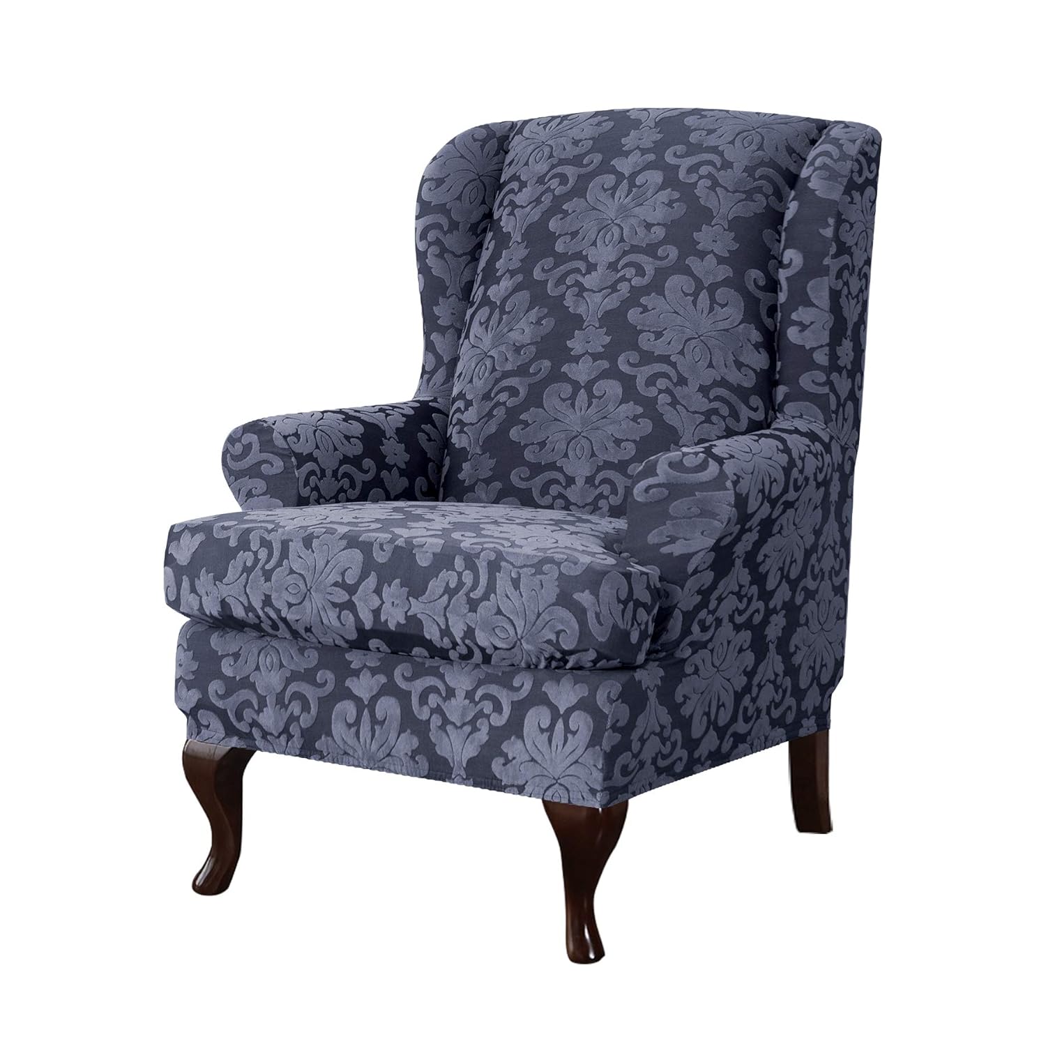 Best queen anne blue chair covers