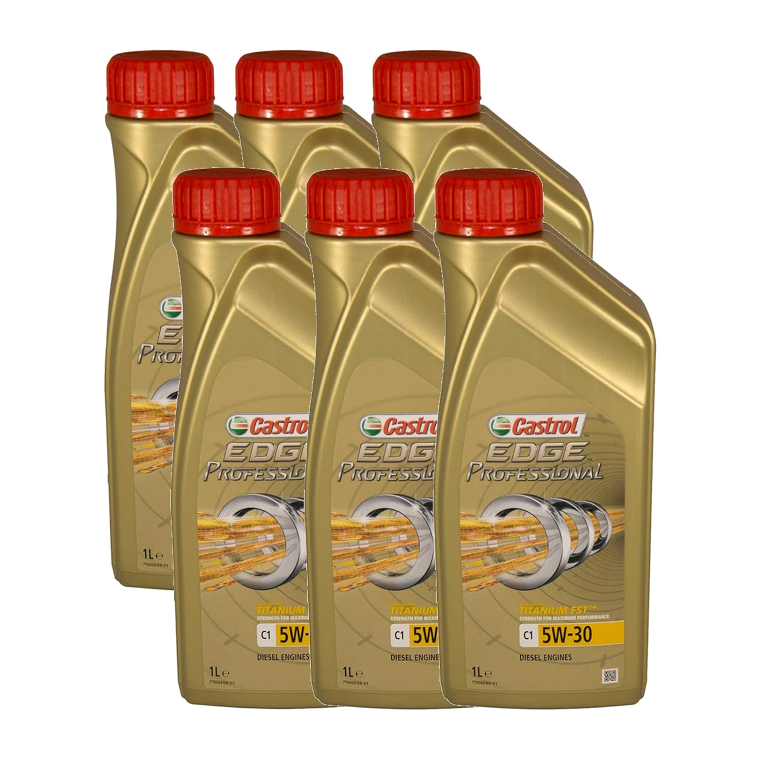 Castrol Edge Professional C1 5W-30 with TITANIUM FST®, 6 x 1 Litre ...