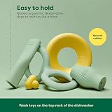 Earth Rated Enrichment Dog Toy Large Green Natural Rubber Freezer Safe view 5